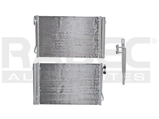 [228-0303-00] CONDENSADOR DE AIRE BW SERIE 3 325/328/330 06-08 L4 2.0/L6 2.5, 3.0 V8 4.0/V10 5.0 LTS AUT/STD C/SECADOR 23 8/9X15 2/3X16 ALUM SOLD POLAR