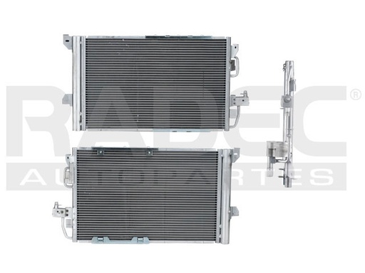 [228-0601-00] CONDENSADOR DE AIRE CV ASTRA 02-08 L4 1.8, 2.0, 2.2, 2.4 LTS AUT C/SECADOR 23X15X16MM ALUM SOLD