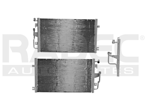 [228-0611-00] CONDENSADOR DE AIRE CV CAVALIER 95-05 L4 2.2/2.4 LTS AUT/STD 26 11/16X15 13/16X17MM ALUM SOLD