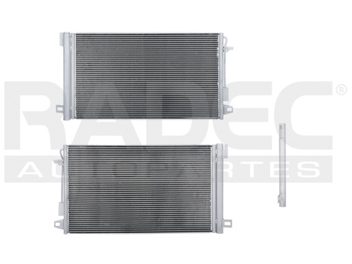 [228-0664-00] CONDENSADOR DE AIRE CV ACADIA 07-17 V6 3.6 LTS AUT C/SECADOR 28 1/8X16 9/16X16MM ALUM SOLD POLAR