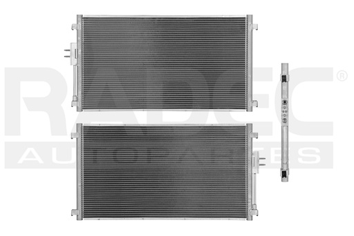 [228-0703-00] CONDENSADOR CR CARAVAN 01-04 L4 2.4/V6 3.3, 3.8 LTS 30 1/16X17 5/16X26MM ALUM SOLD POLAR