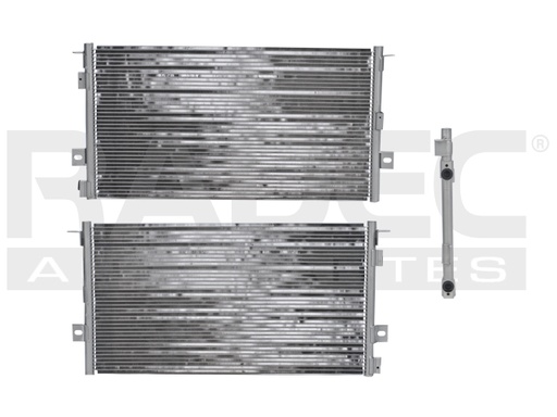 [228-0703-03] CONDENSADOR DE AIRE CR CARAVAN 96-00 L4 2.4/V6 3.0, 3.3, 3.8 LTS S/SECADOR 28 7/16X15 1/4X21MM ALUM SOLD