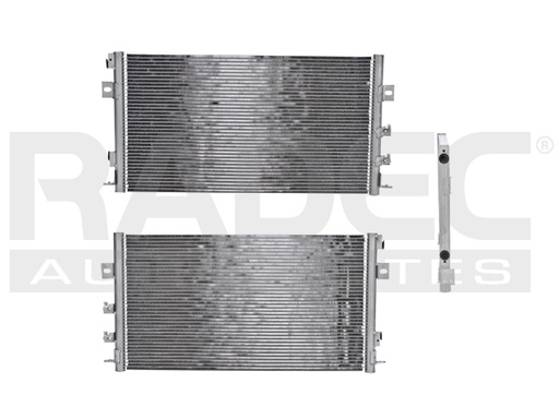 [228-0703-04] CONDENSADOR DE AIRE CR CARAVAN 96-00 L4 2.4/V6 3.0, 3.3, 3.8 LTS AUT S/SECADOR 28 3/8X15 1/16X25MM ALUM SOLD