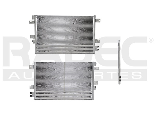 [228-0713-00] CONDENSADOR CR SEBRING 07-10 L4 2.4/V6 2.7, 3.5 LTS AUT/STD S/SECADOR 25 13/16X16 5/16X16MM ALUM SOLD POLAR