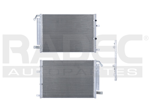 [228-0723-00] CONDENSADOR DE AIRE CR 200 15-17 L4/V6 2.4/3.6 LTS AUT/STD C/SECADOR 24 5/8X17 1/16X16MM ALUM SOLD