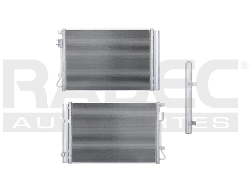 [228-0902-00] CONDENSADOR DG ATTITUDE 12-14 L4 1.6 LTS 20 15/16X5/8X14 3/8 ALUM SOLD POLAR