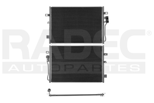 [228-0911-01] CONDENSADOR DG JOURNEY 11-20 L4 2.4/V6 3.6 LTS AUT/STD S/SECADOR C/ENFR DE ACEITE 26 3/8X18X16MM ALUM SOLD POLAR