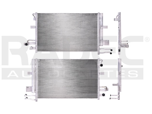 [228-1214-04] CONDENSADOR DE AIRE FD EXPLORER 16-19 V6 3.5 LTS AUT C/SECADOR 26 7/16X16 11/16X17MM ALUM SOLD
