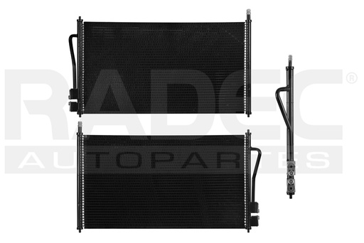 [228-1219-00] CONDENSADOR DE AIRE FD FOCUS 00-05 L4 2.0 LTS AUT/STD S/SECADOR  25 11/16X14 3/16X16MM ALUM SOLD