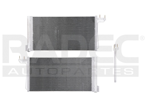 [228-1219-06] CONDENSADOR DE AIRE FD FOCUS 15-18 L4 2.0/2.3 LTS AUT/STD C/SECADOR 27 1/2X15 1/4X16MM ALUM SOLD POLAR