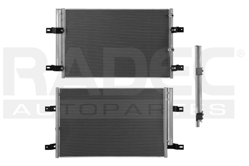 [228-1242-00] CONDENSADOR DE AIRE FD EDGE 07-10 V6 3.5 LTS 26 2/9X16 4/7X16 MM ALUM SOLD
