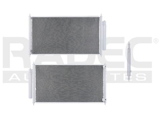 [228-1301-05] CONDENSADOR HD ACCORD 13-17 L4 2.4/V6 3.5 LTS AUT/STD C/SECADOR 27 3/16X14 5/8X16MM ALUM SOLD POLAR