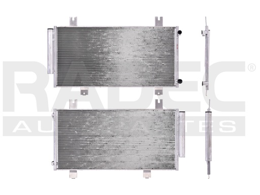 [228-1304-02] CONDENSADOR HD FIT 15-20 L4 1.5 LTS AUT/STD C/SECADOR 27 2/3X13 1/4X12MM ALUM SOLD POLAR