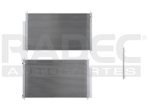 [228-1305-02] CONDENSADOR DE AIRE HD ODYSSEY 11-17 V6 3.5 LTS AUT C/SECADOR 30 3/16X17  5/16X16MM ALUM SOLD POLAR