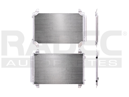 [228-1307-02] CONDENSADOR DE AIRE HD PILOT 16-22 V6 3.5 LTS AUT C/SECADOR C/ENFRIADORES DE ACEITE 30 5/16 X18 1x16X16MM ALUM SOLD POLAR