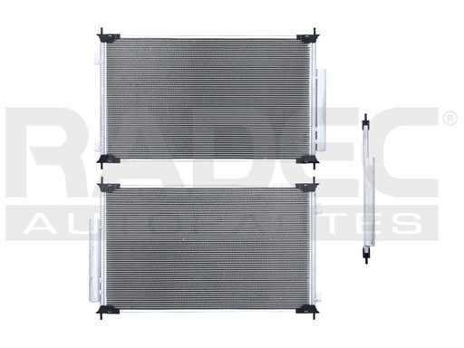 [228-1313-00] CONDENSADOR HD HR-V 16-22 L4 1.8 LTS C/SECADOR C/SUB ENFRIADOR 26 7/9X15 2/5X16MM ALUM SOLD