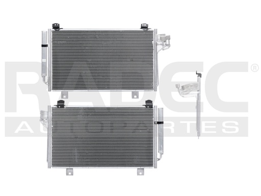 [228-1902-02] CONDENSADOR DE AIRE MZ 6 14-21 L4 2.5 LTS AUT C/SECADOR 25 13/16X15 1/8X16MM ALUM SOLD