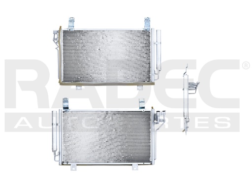[228-1920-00] CONDENSADOR DE AIRE MZ CX5 13-23 L4 2.0, 2.5 LTS AUT C/SECADOR  25 6/7X14 1/2X16MM ALUM SOLD POLAR