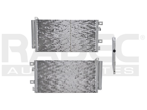 [228-2101-00] CONDENSADOR DE AIRE MN COOPER 02-08 L4 1.6 LTS AUT/STD C/SECADOR 24 3/16X12 5/8X16MM ALUM SOLD POLAR