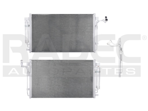 [228-2302-02] CONDENSADOR NS ALTIMA 13-18 L4 2.5/V6 3.5 LTS 26 2/3X16X16MM ALUM SOLD POLAR
