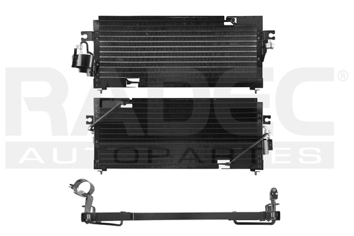 [228-2321-00] CONDENSADOR NS TSURU III 92-17 L4 1.6, 2.0 LTS AUT/STD 26X11 1/3X16MM ALUM SOLD POLAR