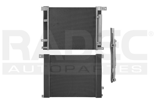 [228-2330-01] CONDENSADOR NS VERSA 12-19 L4 1.6 LTS AUT/STD C/SECADOR 19X16 1/6X16MM ALUM SOLD POLAR