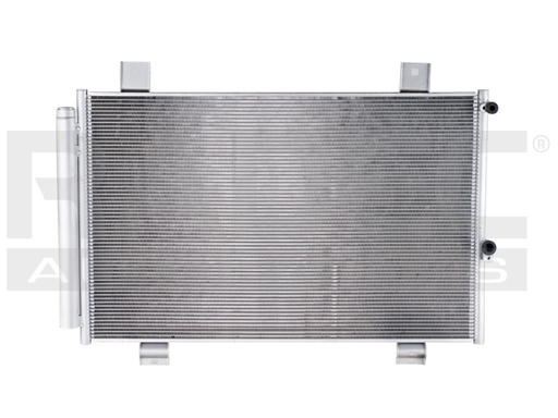 [228-3006-00] CONDENSADOR DE AIRE TY HIGHLANDER 08-13 V6 3.5 LTS AUT/STD C/SECADOR 28 3/7X17X16MM ALUM SOLD POLAR