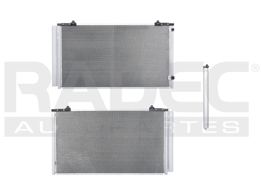 [228-3012-01] CONDENSADOR TY SIENNA 11-17 L4 2.7/V6 3.5 LTS AUT C/SECADOR 28 4/7X16X16MM ALUM SOLD POLAR