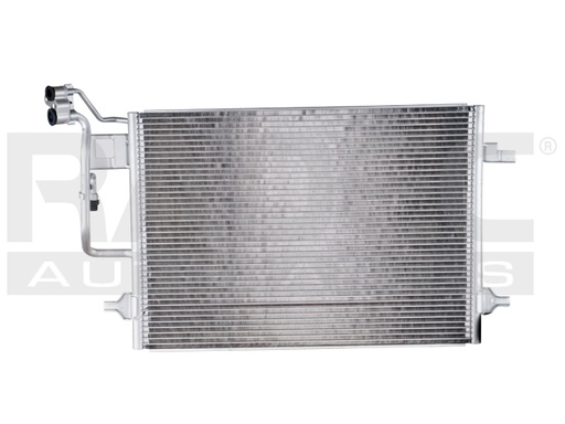 [228-3114-00] CONDENSADOR DE AIRE VW PASSAT 01-05 L4 1.8, 2.0/V6 2.8,3.6 LTS AUT/STD S/SECADOR 23 1/3X16X16MM ALUM SOLD POLAR