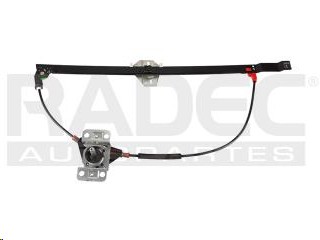 [007-3109-00] ELEVADOR DE CRISTAL VW EUROVAN 95-03  MANUAL VASTAGO LARGO HUSHAN Derecho Delantera  