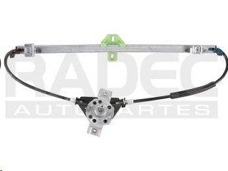 [007-3112-12] ELEVADOR DE CRISTAL VW GOLF 88-92/JETTA A2 87-92  MANUAL HUSHAN Derecho Trasera  