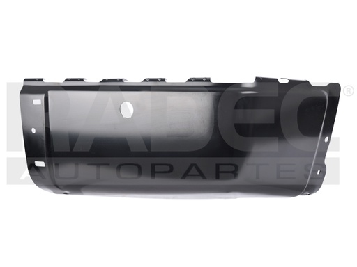 [008-0615-02] ALERON DEFENSA TRASERO CV CHEYENNE/SILVERADO/CUSTOM 07-13 NEGRO C/HOYO P/SENSOR DER