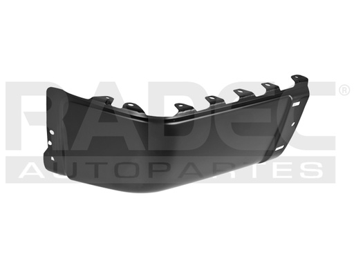 [008-0615-03] ALERON DEFENSA TRASERO CV CHEYENNE/SILVERADO/CUSTOM 07-13 NEGRO C/HOYO P/SENSOR IZQ