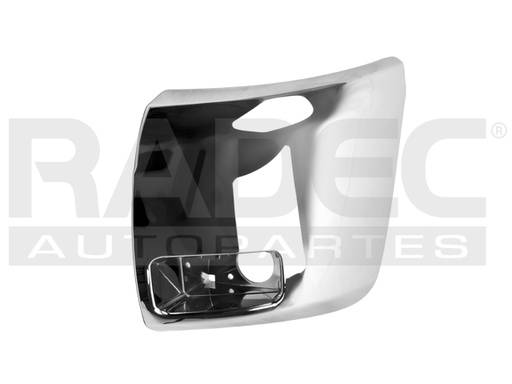 [008-0639-03] ALERON DEFENSA DELANTERA CV SILVERADO 07-13 C/HOYO P/FARO CROMADO 2500/3500/LS/LT/Z71 V8 8 CILINDROS 4.0/4.3/5.3/6.6L 2/4 PUERTAS IZQ