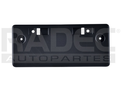 [500-2330-01] PORTA PLACA DELANTERO NS VERSA 12-14 S/S PLUS/SL/SV/EXCLUSIVE/ADVANCE/SENSE L4 4 CILINDROS 1.6L 4 PUERTAS