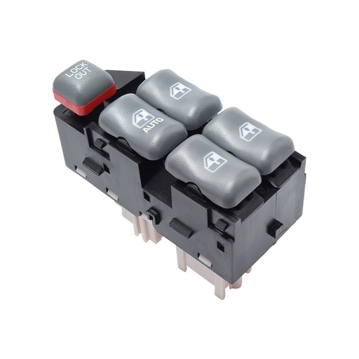 [70190] CONTROL ELECTRICO CV CAVALIER 01-05/MALIBU  PT GRAND PRIX 97-03/SUNFIRE 95-05  DE ELEVADOR 12 PINS 5 TECLAS GRIS 12VCC MANIJAUTO    