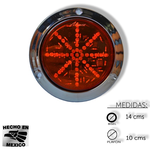 [ALEM394MA] PLAFON REDONDO TRS 4 49 LED C/MOVIMIENTO