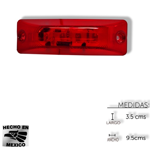 [ALEM428SR] PLAFON LATERAL KENWORTH TORN 4LED ESTROB