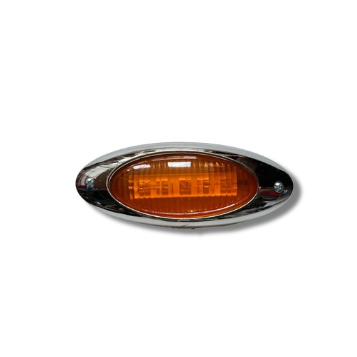[ALEM430FA] PLAFON LATERAL 5 LED FIJO OJO GATO AMBAR