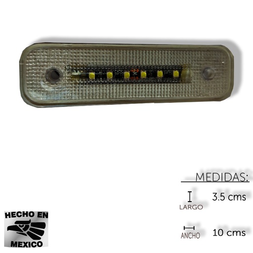 [ALEM464FC] PLAFON KENWORTH PLASMA 6 LEDS CRISTAL PR