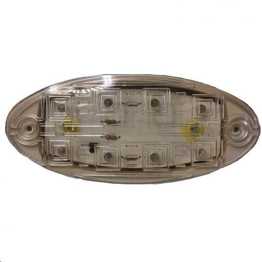 [ALEM495V] LAMPARA ELIPTICA LUZ DE ESCALON 8 LED PR