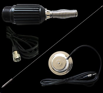 [ANTCB8502N] ANTENA CB C/IMAN BASE NEGRA