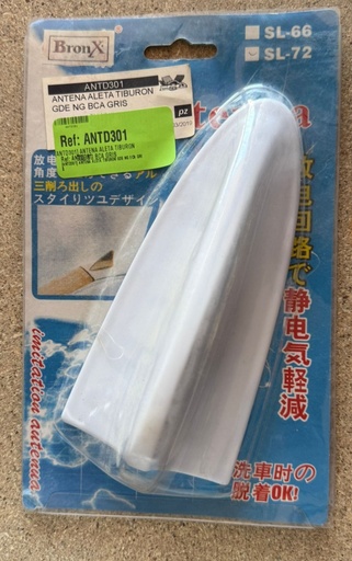 [ANTD301] ANTENA ALETA TIBURON GDE NG BCA GRIS