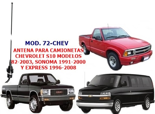 [ANTR16002] ANTENA AUTO CV S-10, BLAZER 82-93