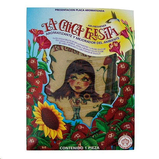 [AROM002] AROMATIZANTE LA CHICA FRESITA PLACA ORIG