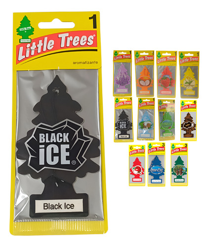 [AROM200-15] AROMATIZANTE PINITO BLACK ICE TARJETA CH