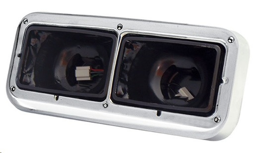 [008-B090] BISEL CAMION KENWORTH 2 FAROS (CON BASE)