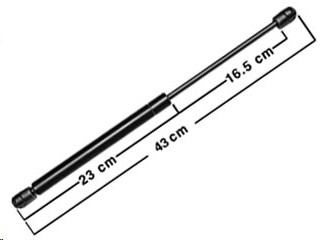 [BRZ5000200] AMORTIGUADOR CAMPER UNIVERSAL 15"