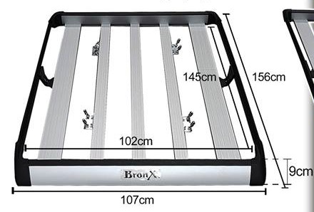 [CANA85002] CANASTILLA ALUMINIO BROX 60" X 42" IMP.