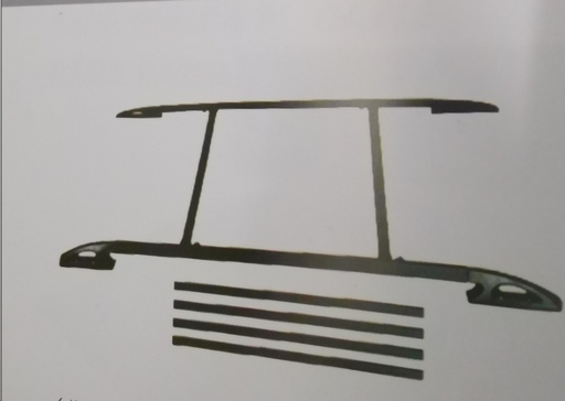 [CANA8822] CANASTILLA UNIVERSAL ALUMINIO 4 PZAS PAR